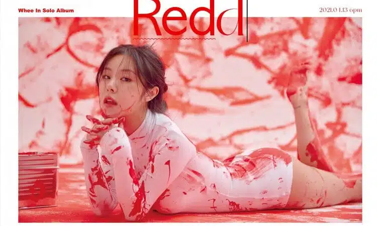 Wheein de MAMAMOO se baña en rojo para su video concepto de Redd
