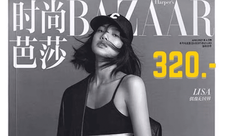 BAZAAR China elimina fotos de Lisa de BLACKPINK