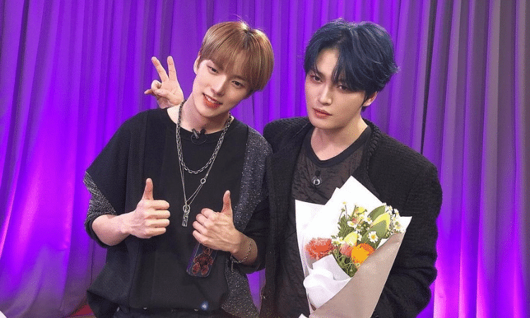 Minhyuk de MONSTA X tiene un encuentro memorable con Kim Jaejoong