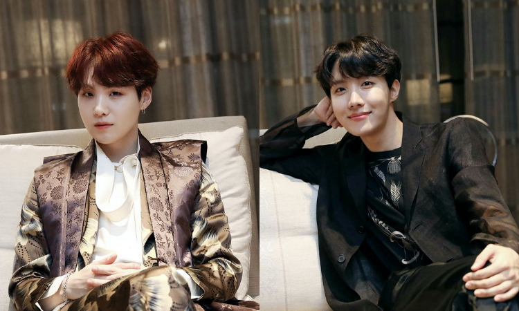 Los trajes usados por J-Hope y Suga de BTS en idol son exhibidos en la 'Semana de la Cultura Hanbok' en Seúl