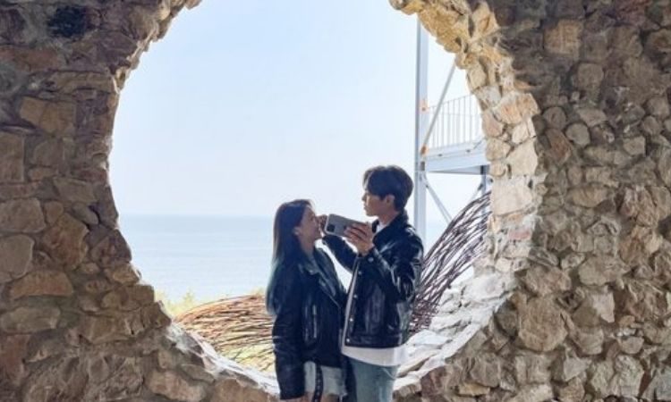 Ailee y Park Eun Suk filmando el MV de Make up your mind