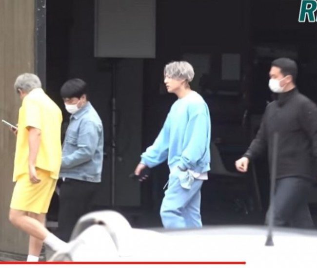 Se reporta que BTS fue visto filmando algo para un próximo proyecto