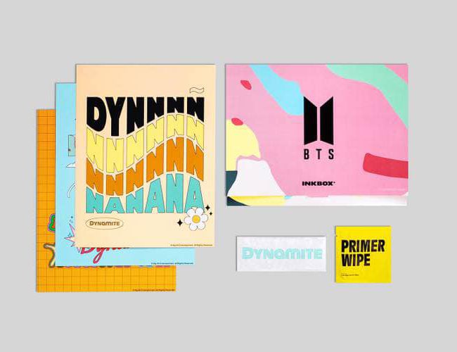 BTS lanzara tatuajes temporales basados en Dynamite