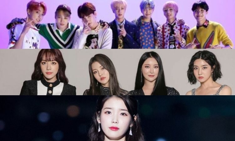 BTS, Brave Girls y IU