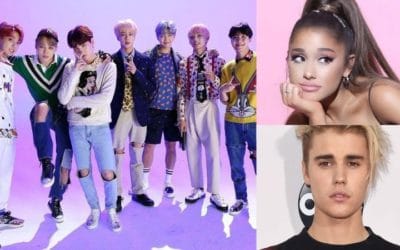BTS, Ariana Grande y Justin Bieber