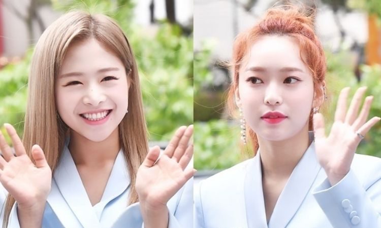 Chaewon y Jena de April