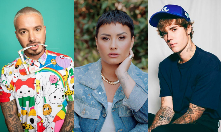 Justin Bieber, Demi Lovato y J Balvin celebran la asociación histórica entre HYBE e Ithaca Holdings