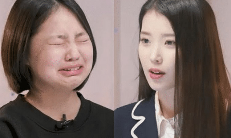 Niña comienza a llorar luego de esta broma con IU