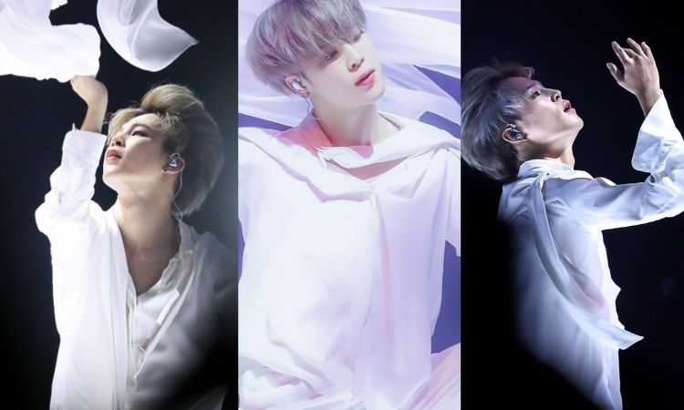 Jimin en el escenario