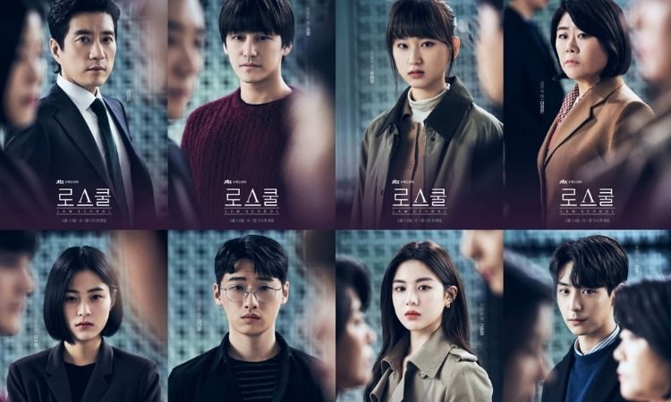 Posters individuales de los personajes de Law School