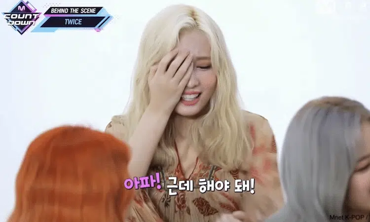 Momo fue golpeada en el rostro por Tzuyu de TWICE