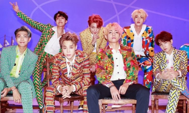 BTS para el MV de Idol