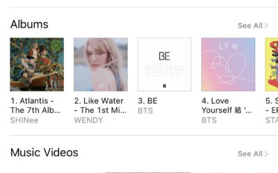 Estos son los logros de Atlantis de SHINee en iTunes Charts de Estados Unidos