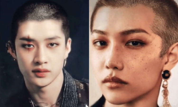 ¡Así se verían los integrantes de Stray Kids calvos!