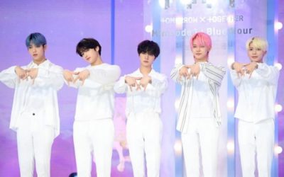 TXT presentando el mini álbum Minisode 1: Blue Hour