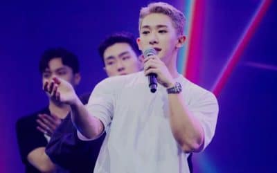 Wonho preparándose para el concierto WeNeed Love