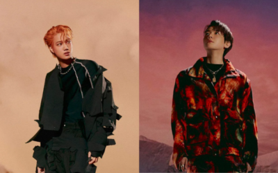 Baekhyun y Kai de EXO lucen una belleza de otro planeta en fotos para 'Don't Fight The Feeling'