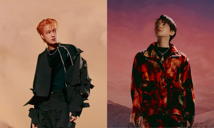 Baekhyun y Kai de EXO lucen una belleza de otro planeta en fotos para 'Don't Fight The Feeling'