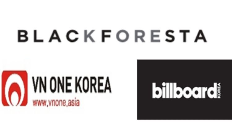 Logos de Black Foresta, Billboard Korea y V&1
