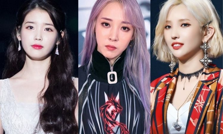 IU, Moonbyul de Mamamoo y Soyeon de (G) I-DLE