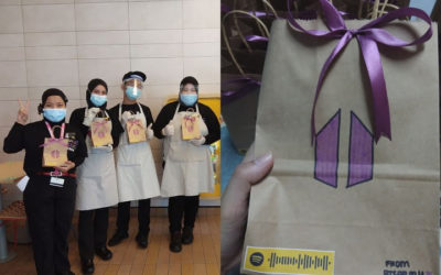 ARMY de Malasia prepararon bocadillos conmovedores para el personal de McDonald's mostrando su gratitud