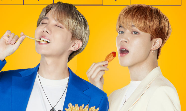 Jimin y J-Hope nos invita a disfrutar el delicioso BTS MEAL