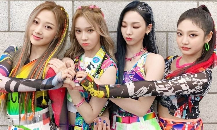 aespa en promociones de Black Mamba