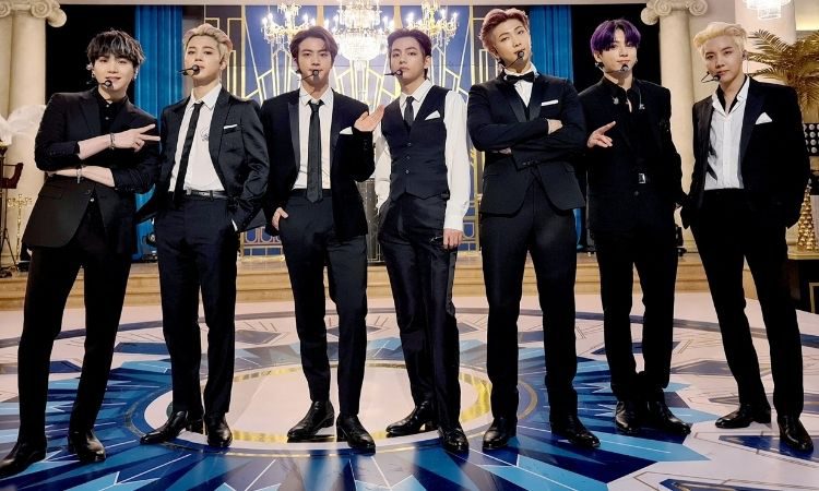 BTS presentando Butter