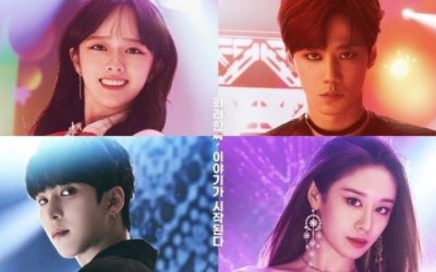 Posters individuales de los protagonistas de Imitation