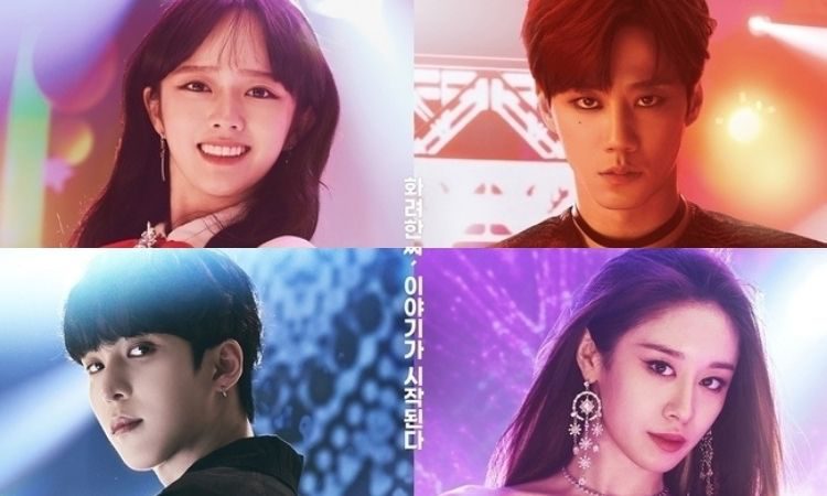 Posters individuales de los protagonistas de Imitation