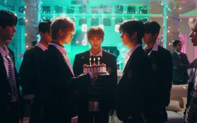 Escena del MV de Drunk-Dazed de Enhypen
