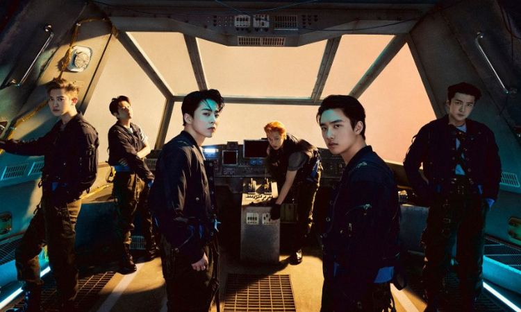 EXO encuentra su destino en fotos grupales para 'Don’t Fight The Feeling'