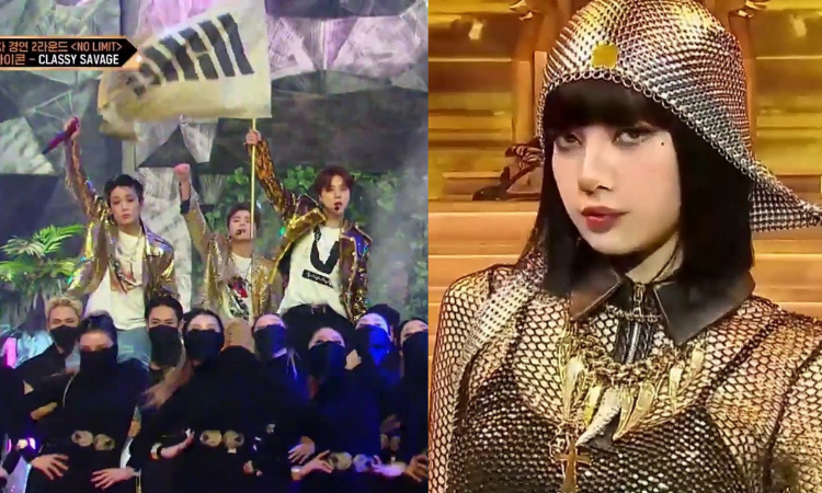 Lisa de BLACKPINK y iKON la rompen con su presentación de 'Pretty Savage' en Kingdom