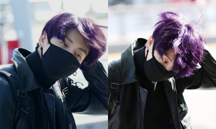 ¡El cabello púrpura de Jungkook de BTS parece ser una realidad!
