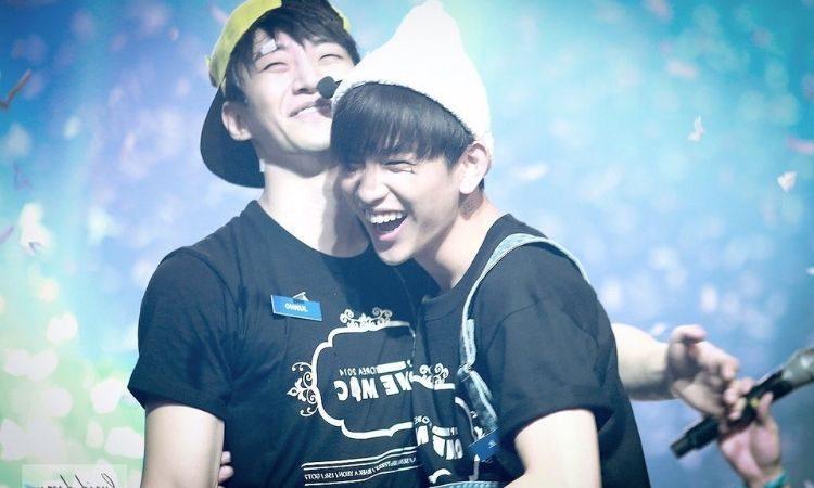 Junho de 2PM y Jinyoung de GOT7