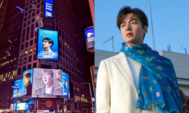 Lee Min Ho adorna el Times Square de Nueva York por su 15avo aniversario