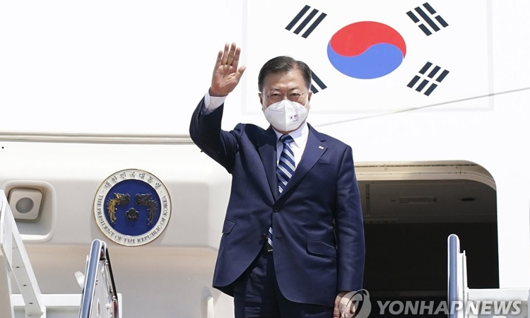 Presidente de Corea del Sur viaja a Estados Unidos