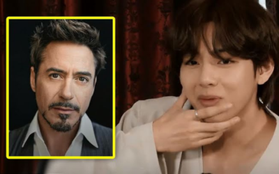 V de BTS genera caos en el grupo por no reconocer al actor Robert Downey Jr. 