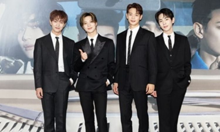 Shinee presentando su álbum Don't Call Me