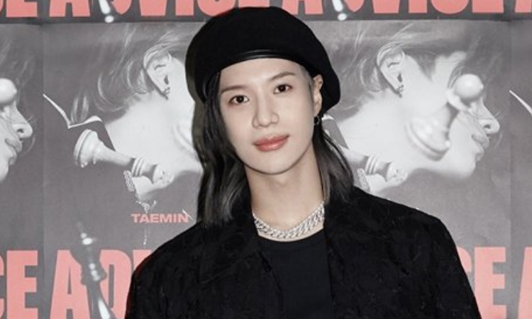 Taemin reacciona al auto de una fan que estaba promocionando su álbum 'ADVICE'