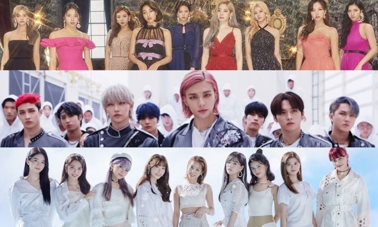 Twice, Stray Kids y NiziU