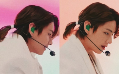 V de BTS causa furor con su peinado de cola de caballo para la actuación en GMA