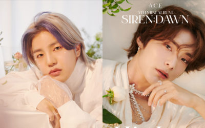 Donghun y Jun de A.C.E luce angelical para sus fotos concepto de Siren: Dawn