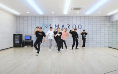 Ghost9 muestra los pasos de baile a Ghostie paraUp All Night