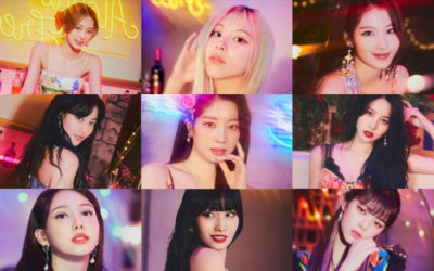 TWICE están listan para una fiesta en la noche de verano en sus fotos para Taste of Love