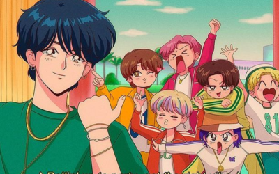 Así lucirían los miembros de BTS si 'Butter' fuera un anime