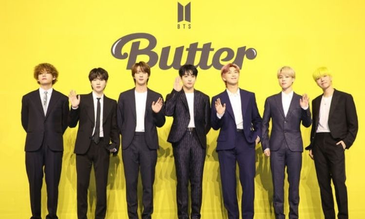 Conferencia de prensa de Butter de BTS