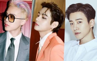 Jimin y V de BTS y Junho de 2PM