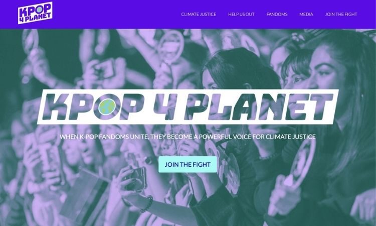 Página web de K-pop 4 Planet
