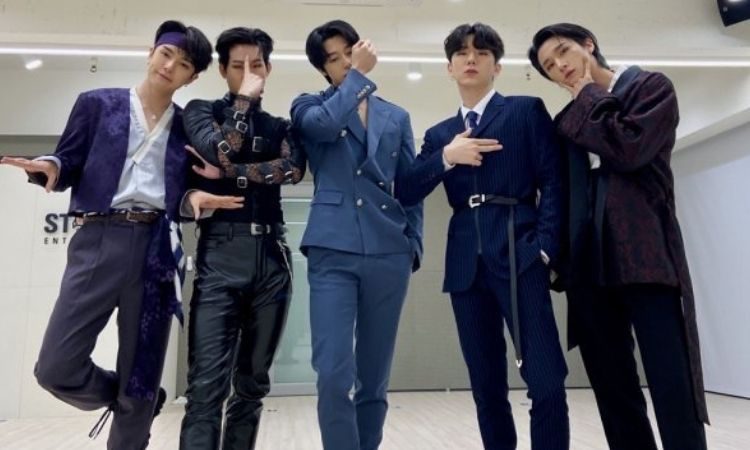 Monsta X presentando Gambler